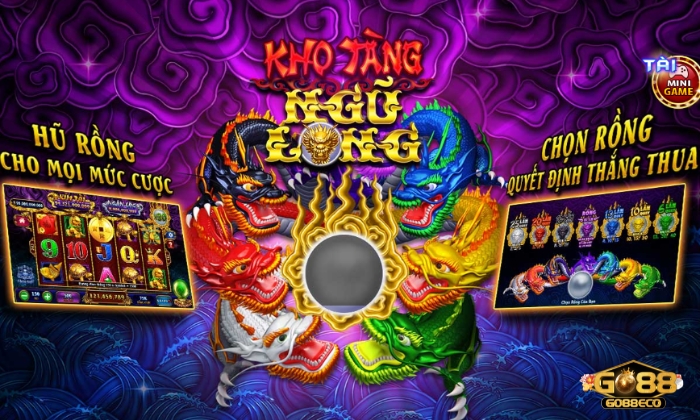 kho tàng Ngũ Long Go88 Giới thiệu về game nổ hũ Kho Tàng Ngũ Long Go88