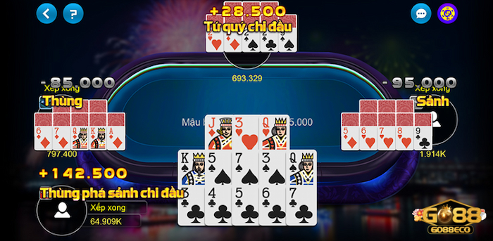 mậu binh Go88 Hướng dẫn chơi bài Mậu Binh trực tuyến tại Go88 chi tiết