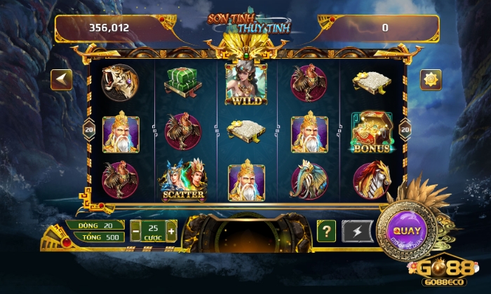 Sơn Tinh Thuỷ Tinh Go88 Giao diện game Sơn Tinh Thuỷ Tinh sắc nét, hấp dẫn
